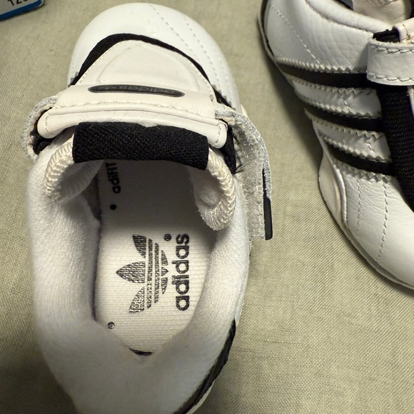 Adidas Kids White and Black Sneakers - Picture 8 of 8